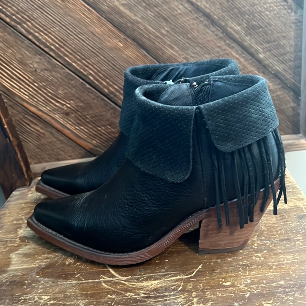 Justin Ladies Reba Hope Booties Black